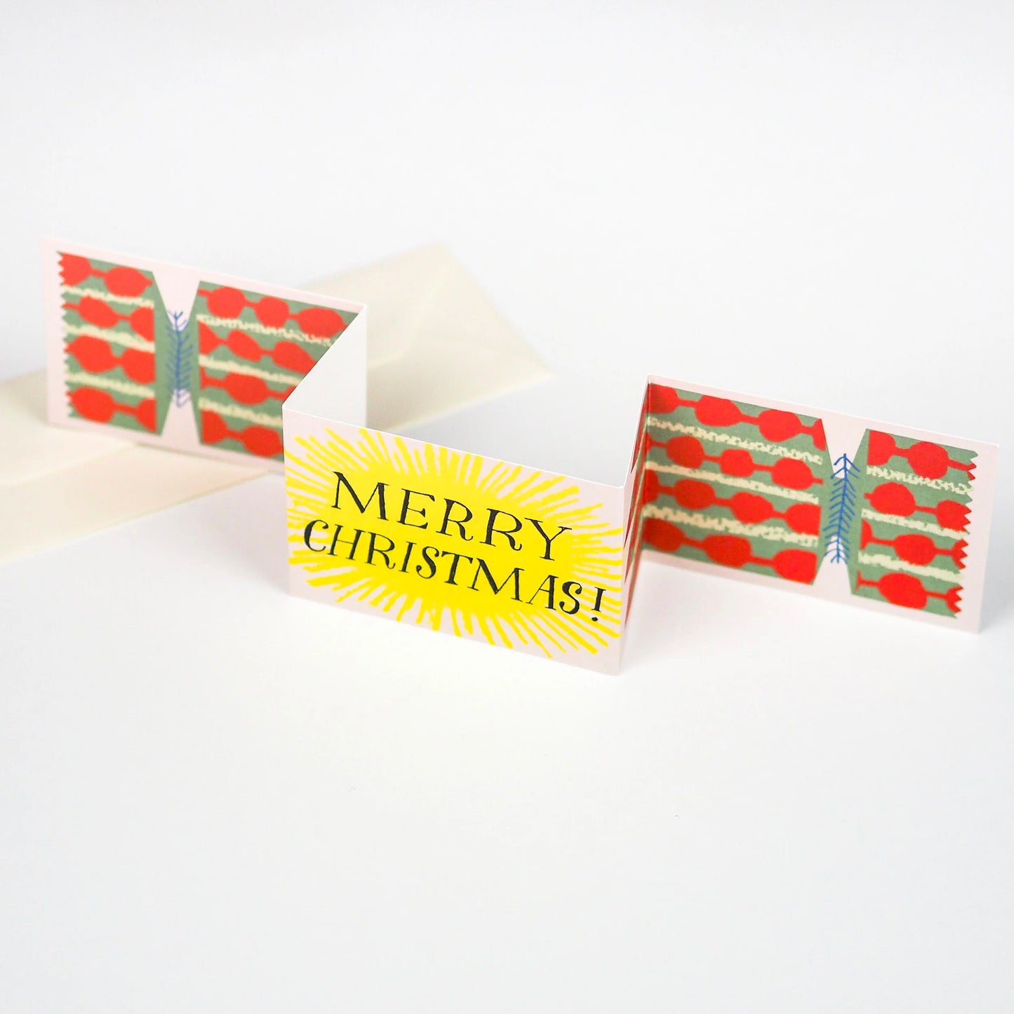 Splodge Christmas Cracker Card