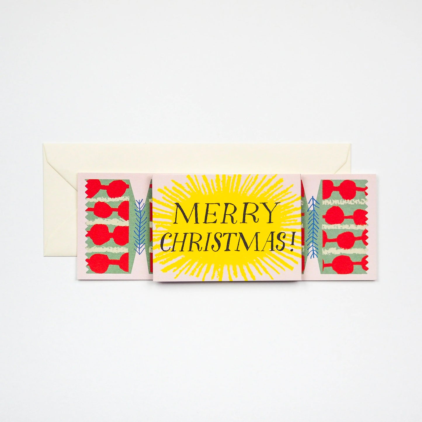 Splodge Christmas Cracker Card