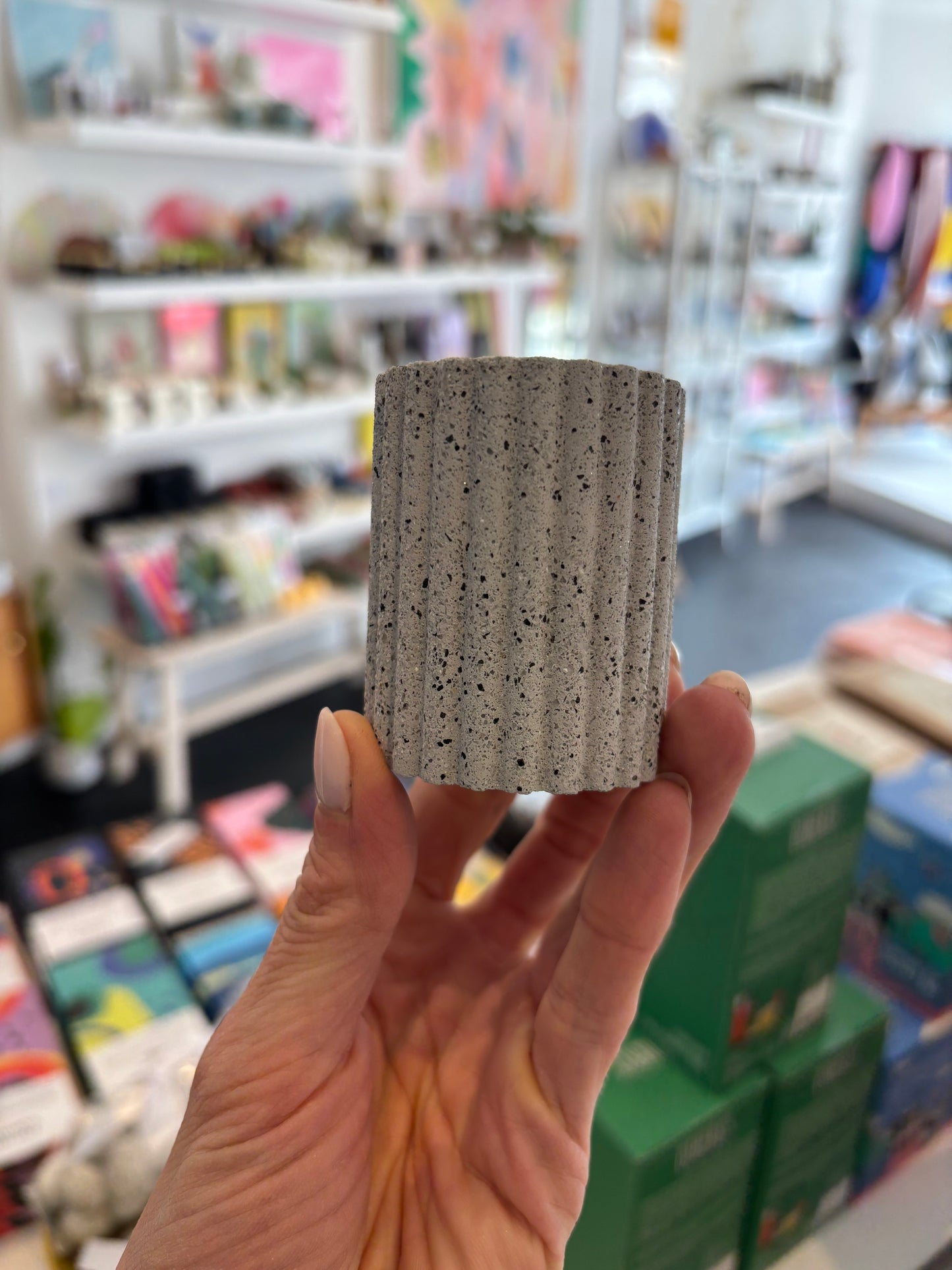 Jesmonite Candle Holder