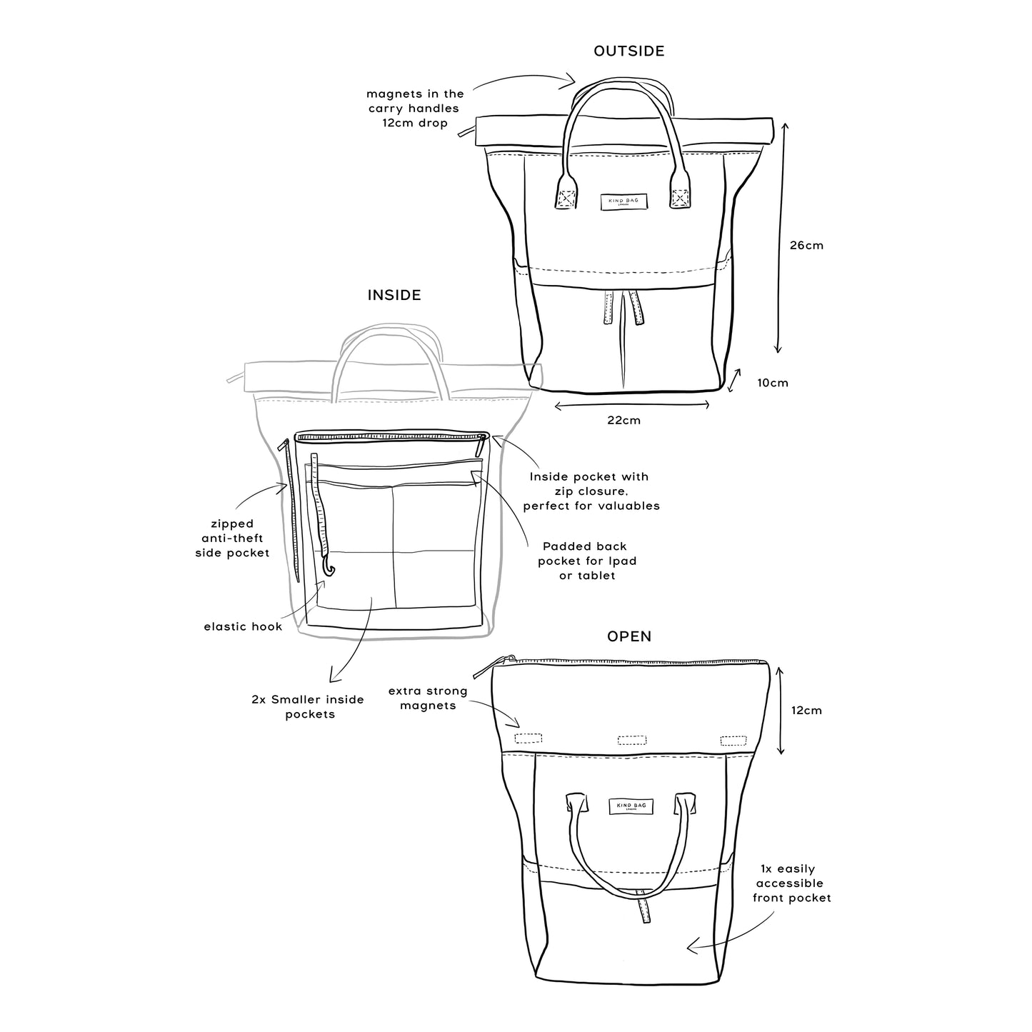 Hackney Mini Back Pack
