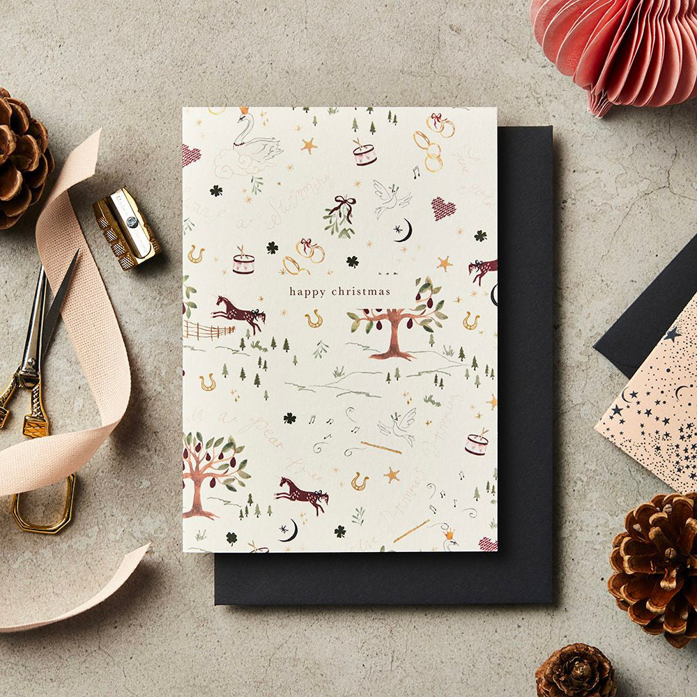 Happy Christmas 12 Days Card