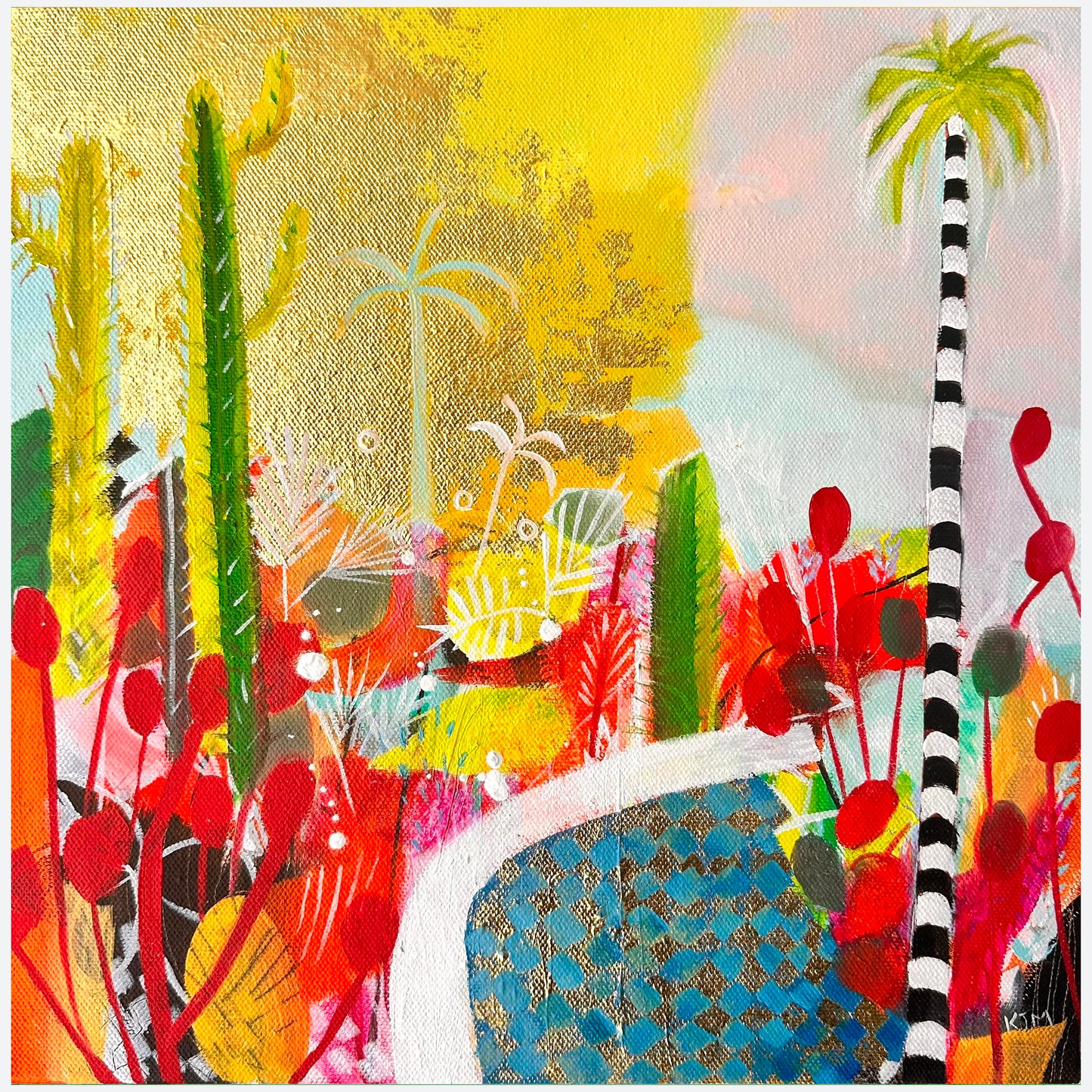 Jardin Majorelle IX Oil Painting