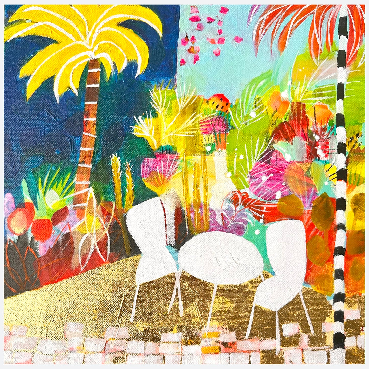 Jardin Majorelle X (Quiet Pool) Oil Painting
