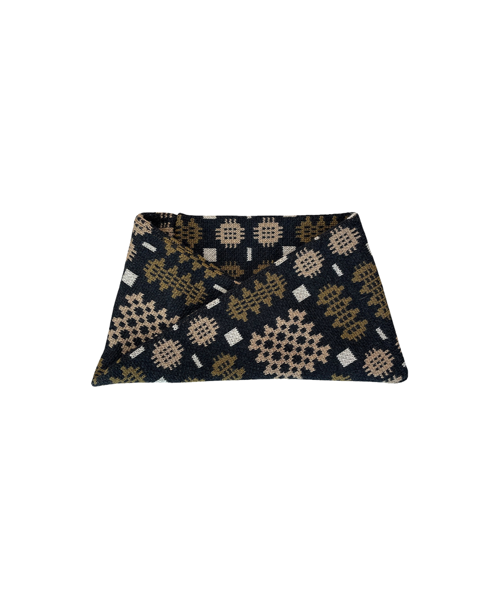 Carthen Merino Twist Scarf - Soot/Fields