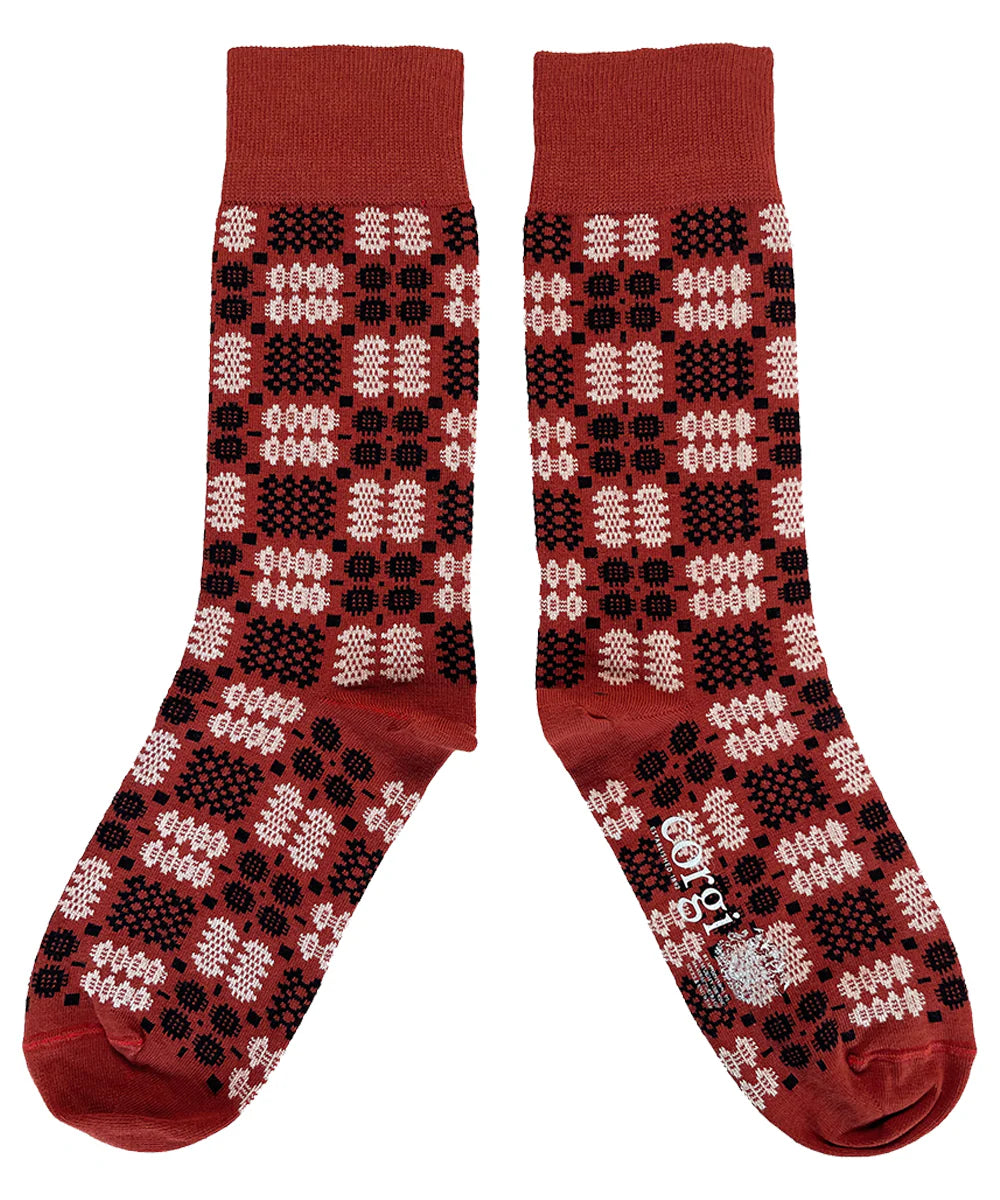 Carthen Socks - Victorian Red