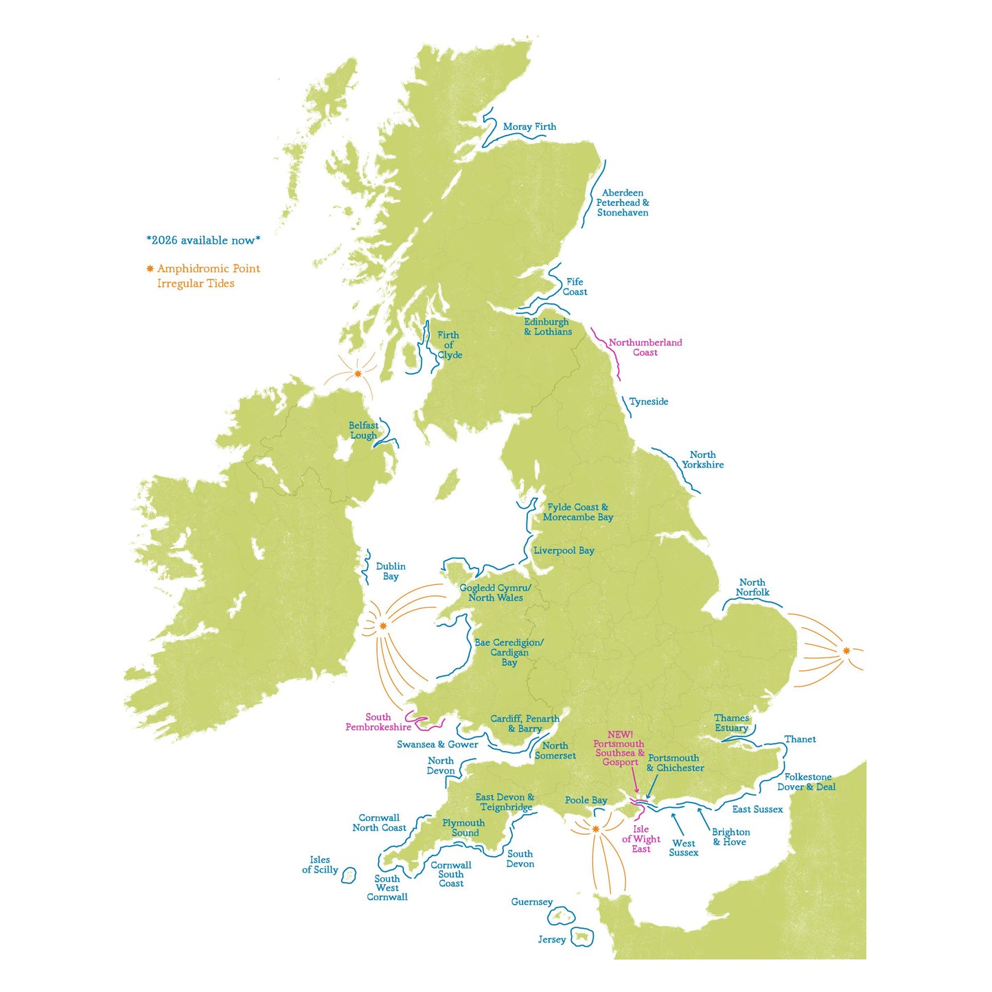 Brighton Hove Worthing and Shoreham Tide Chart