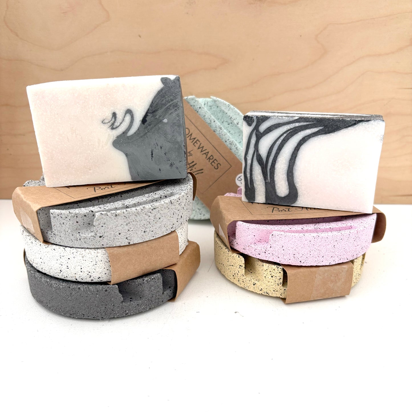 Jesmonite Soap Dishes Round