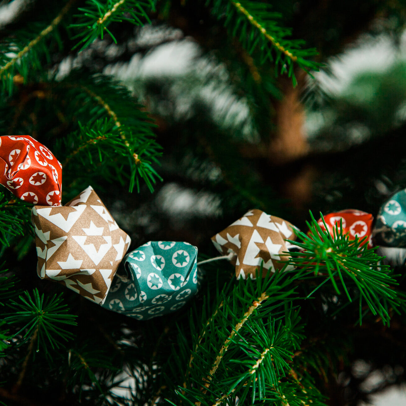 Origami Star Garland Kit