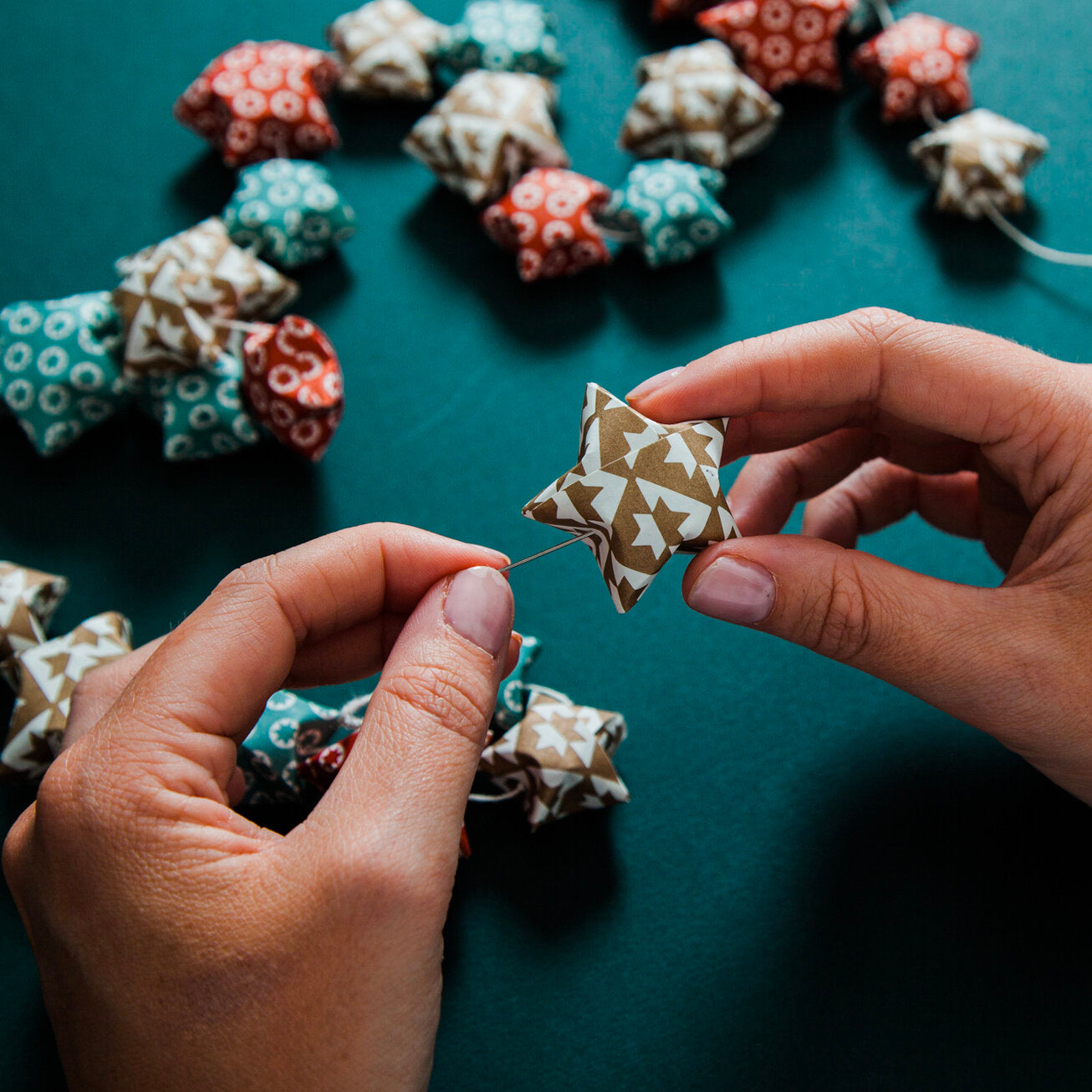 Origami Star Garland Kit