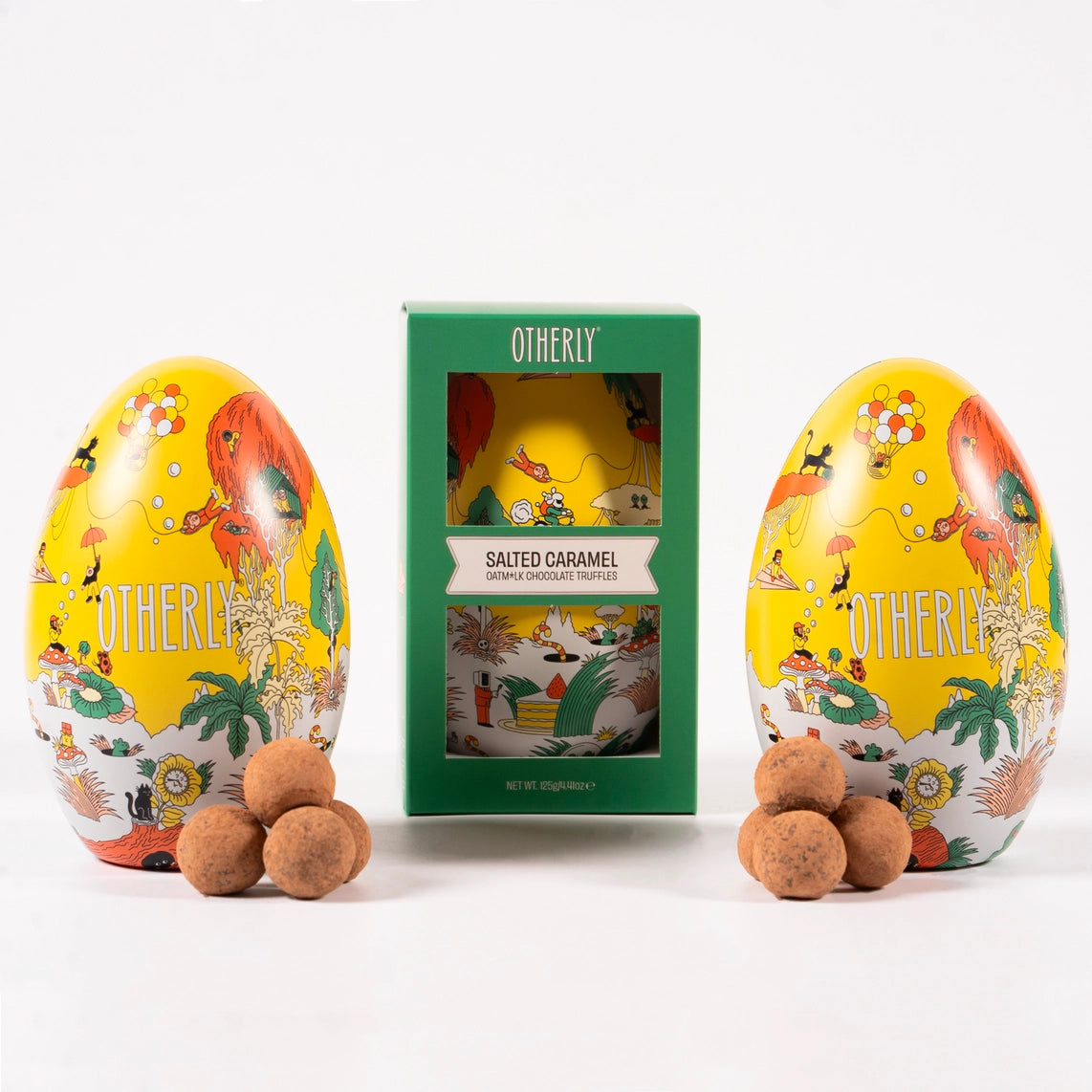 Otherly Salted Caramel Truffles in an Easter Egg Tin