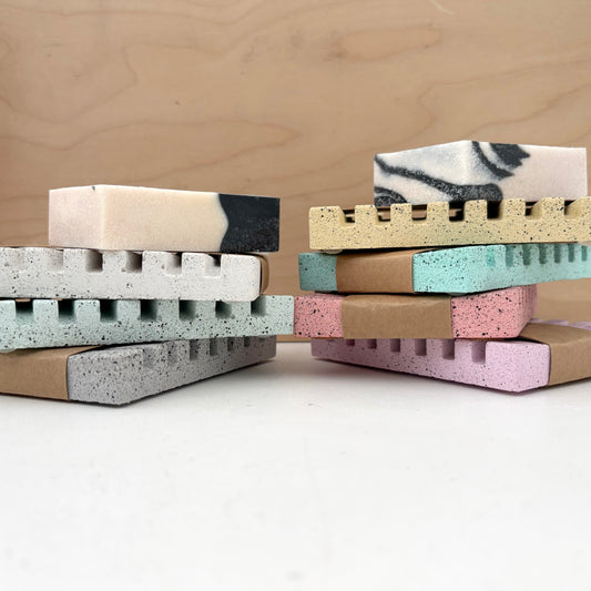 Jesmonite Soap Dishes Rectangular