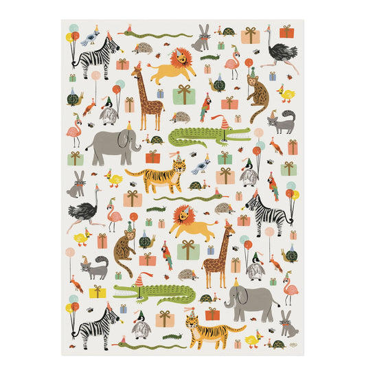 Party Animals Gift Wrap Roll