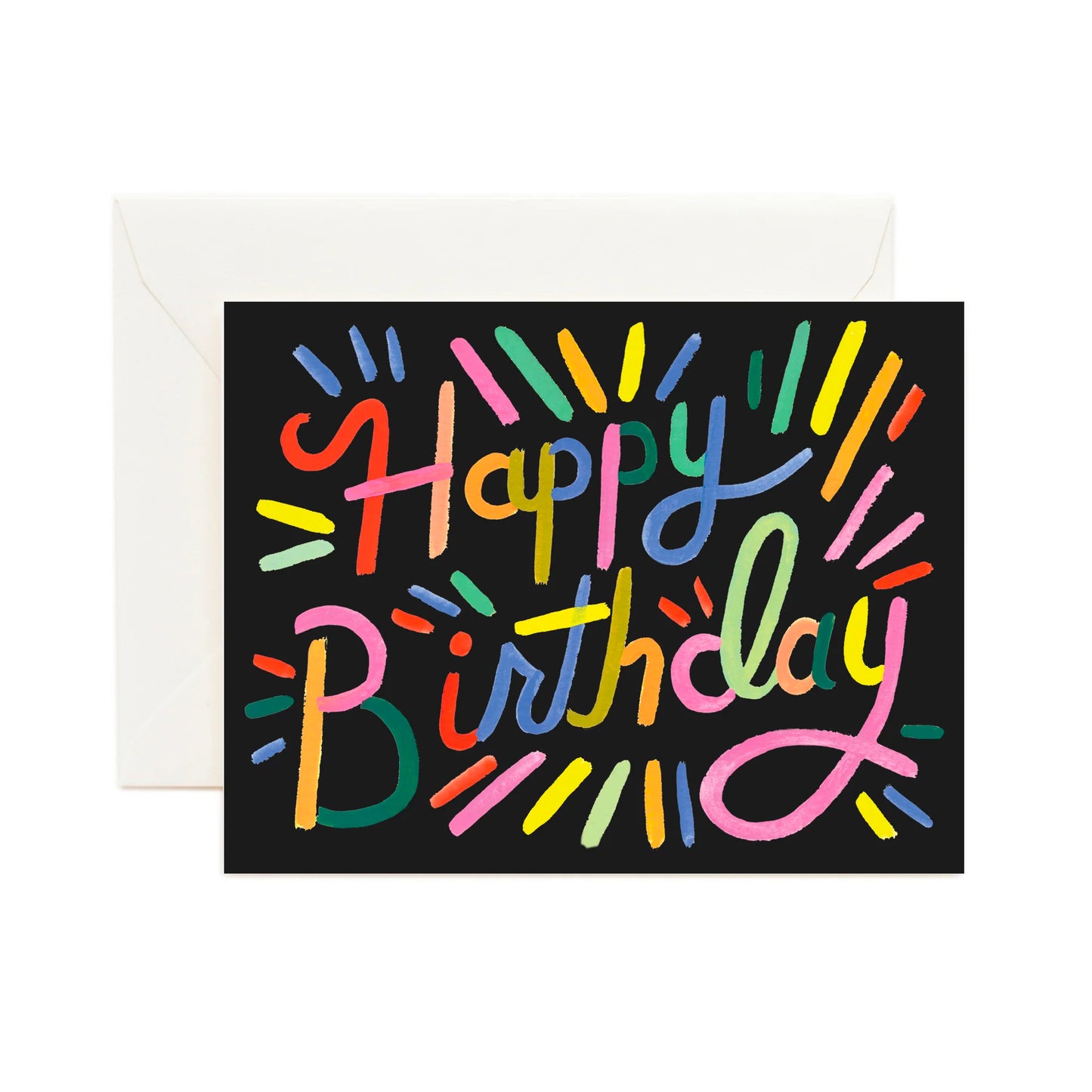 Fireworks Display Birthday Card