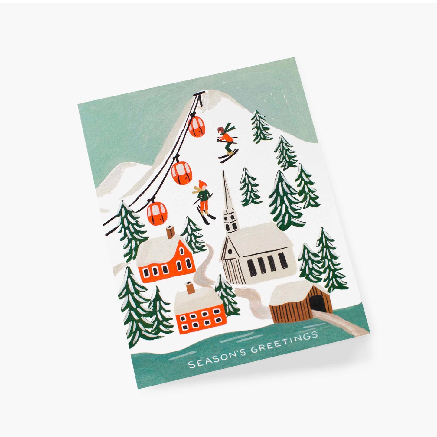 Holiday Snow Scene Card