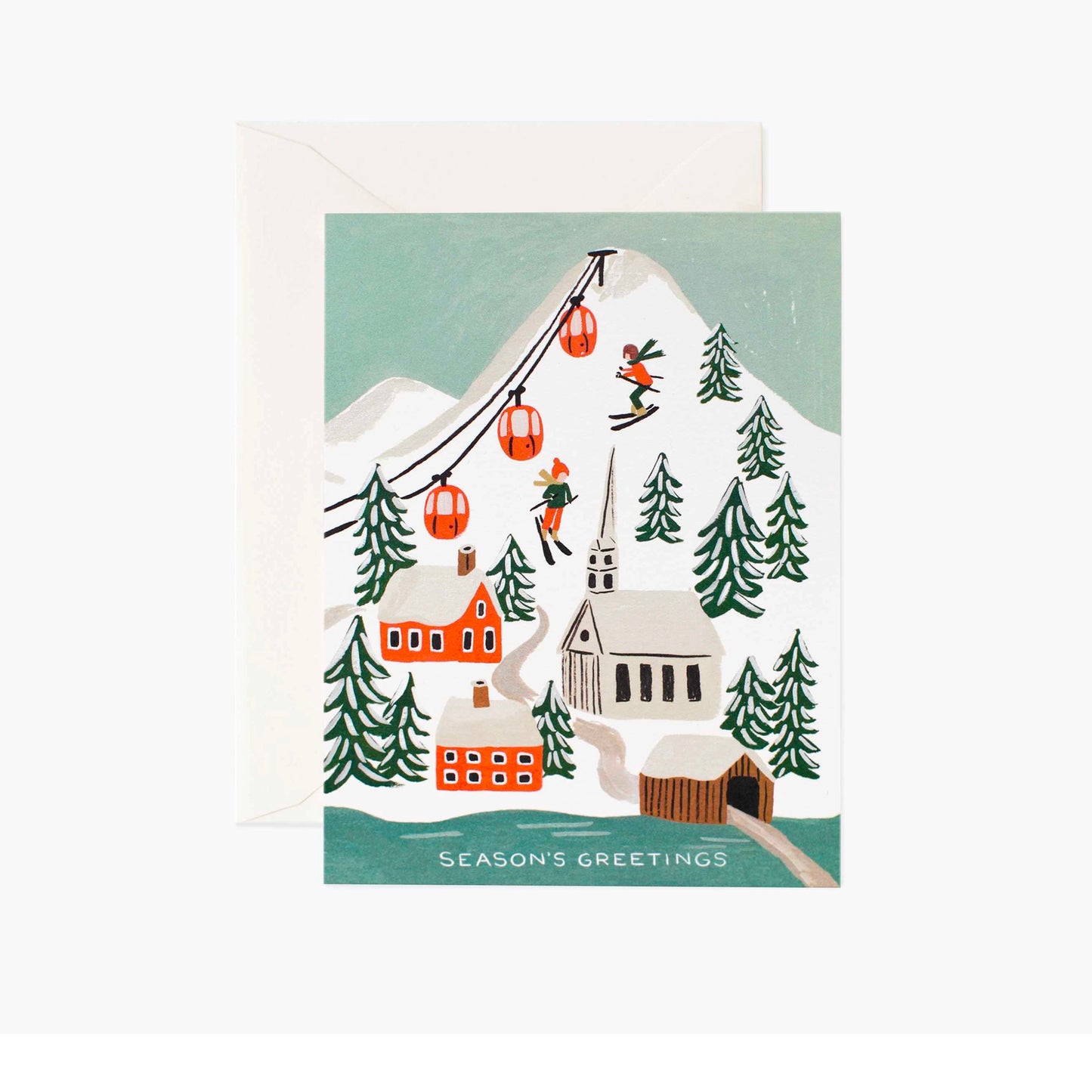 Holiday Snow Scene Card