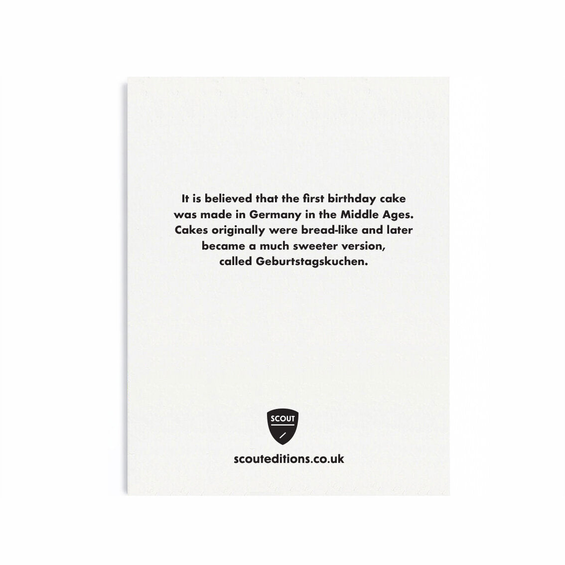 Cake Mini Card