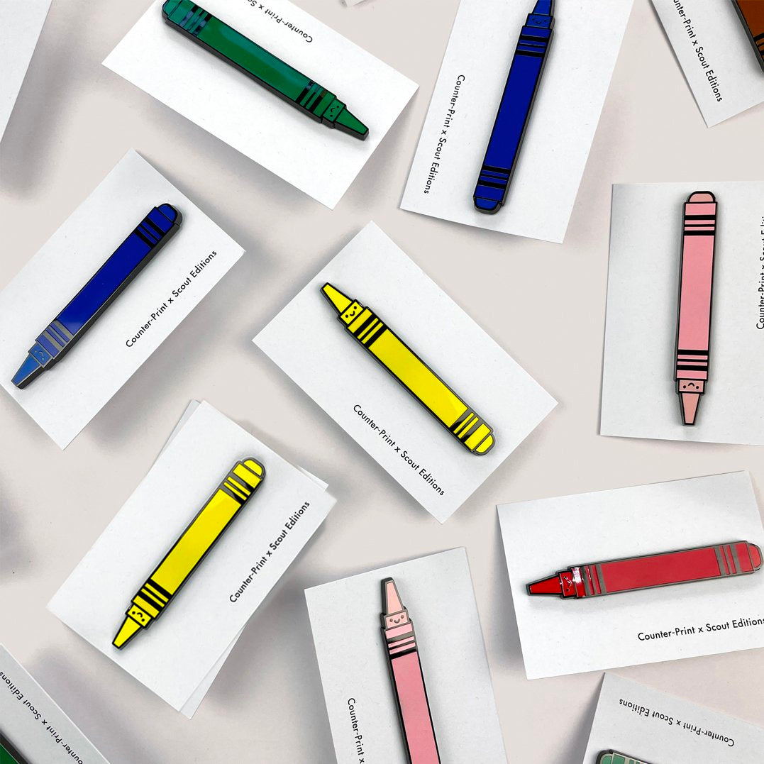 Crayon Enamel Pin
