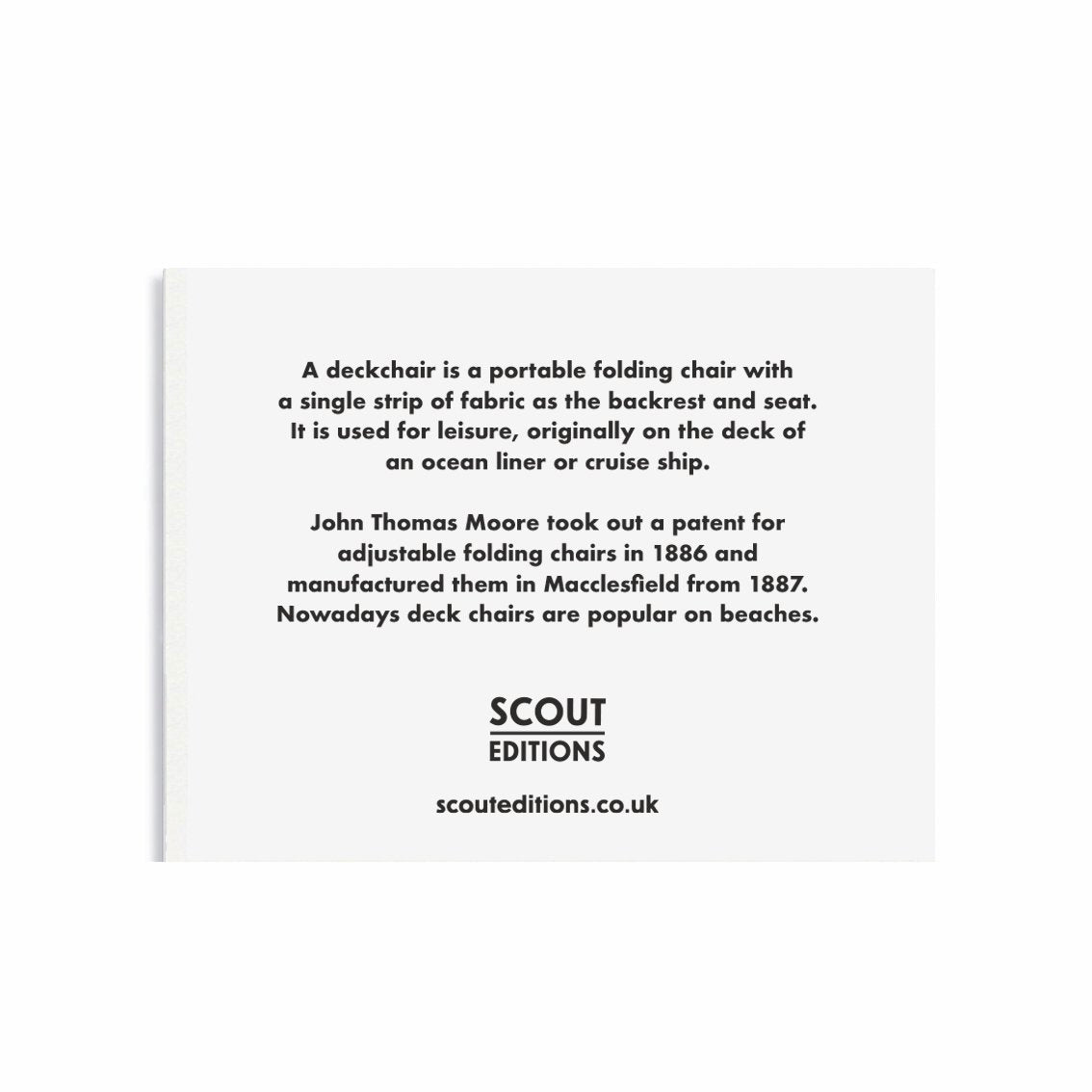 Deckchairs Mini Card