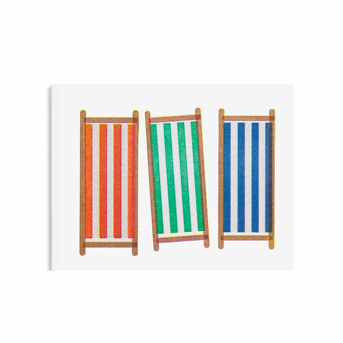 Deckchairs Mini Card
