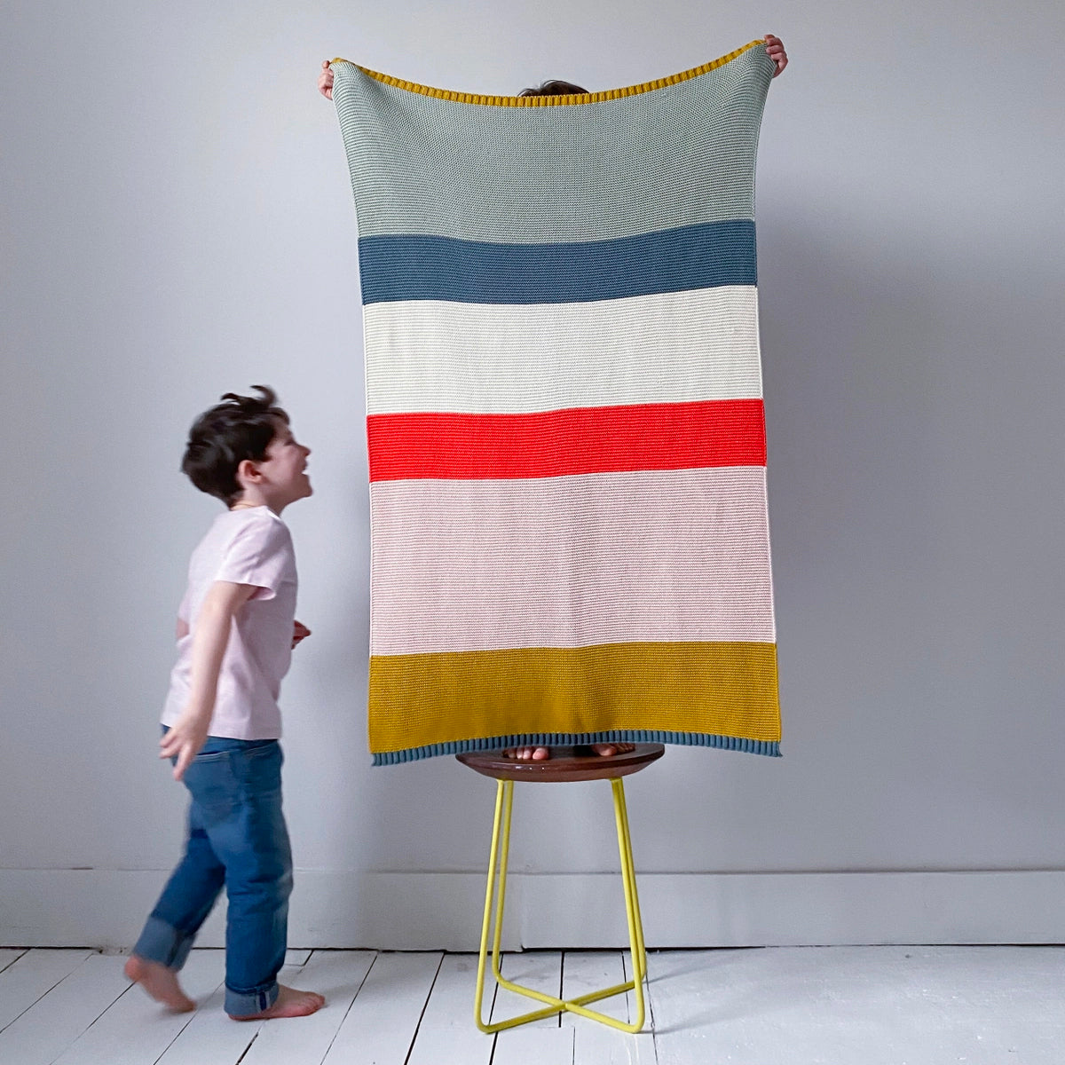Baby Blanket - Bright Stripe
