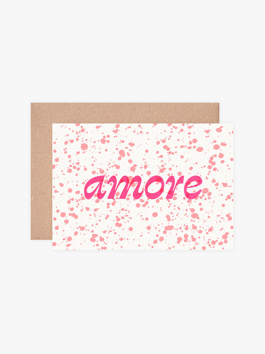 Splatterware Card Amore