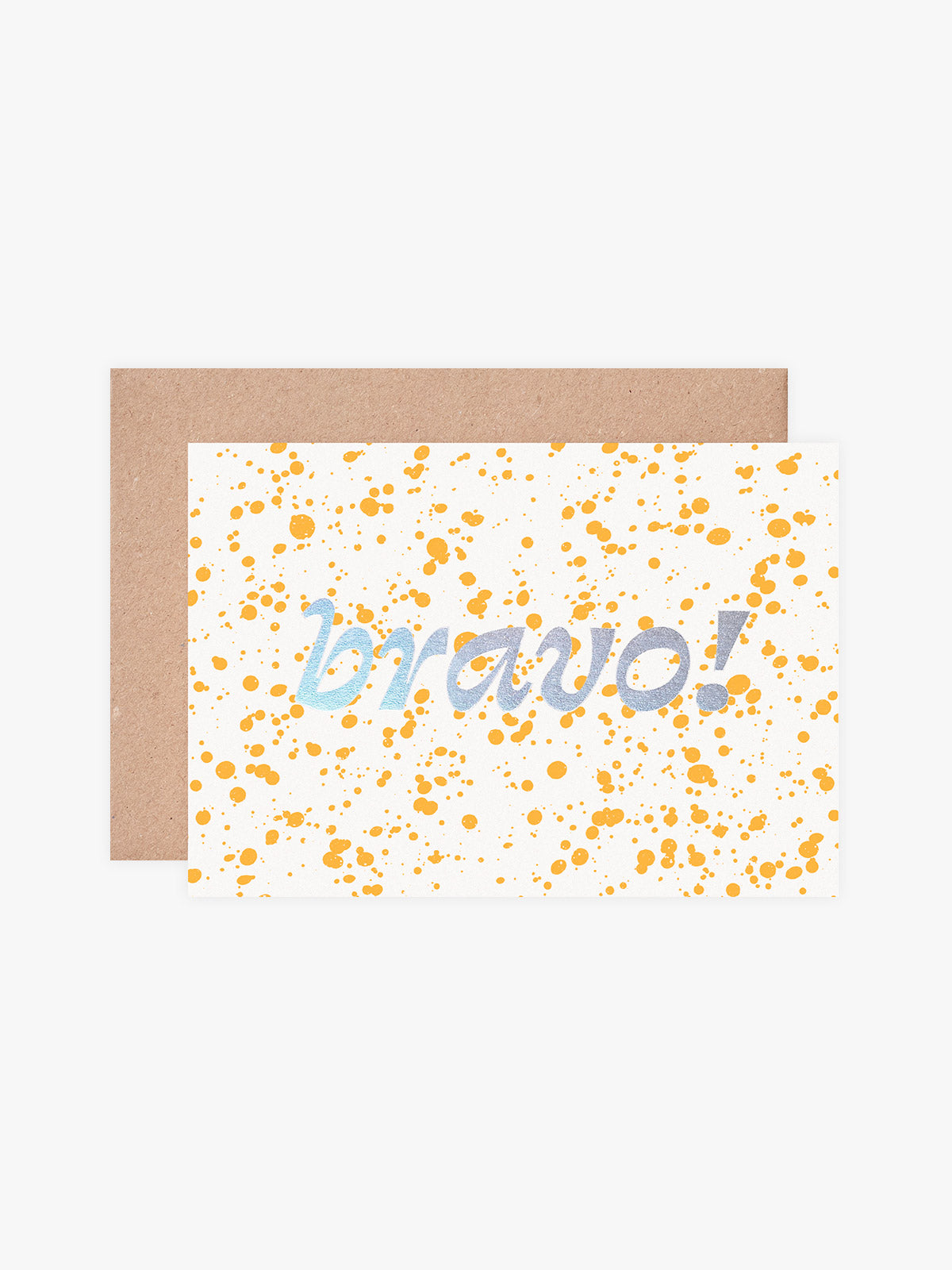 Splatterware Card Bravo!