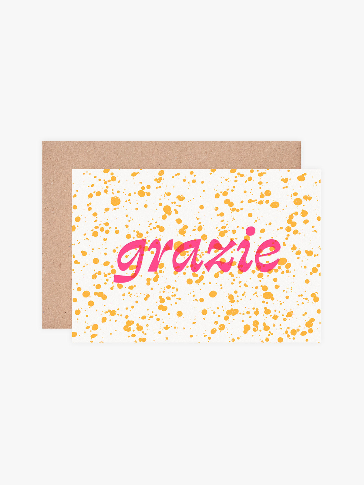 Splatterware Card Grazie!