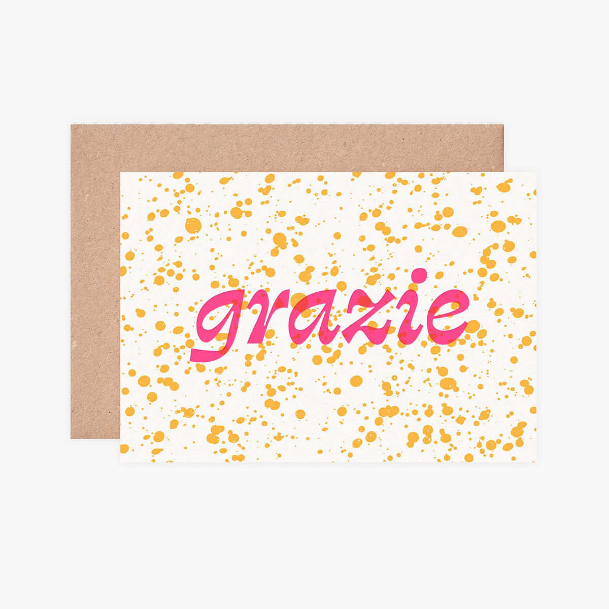 Splatterware Card Grazie!