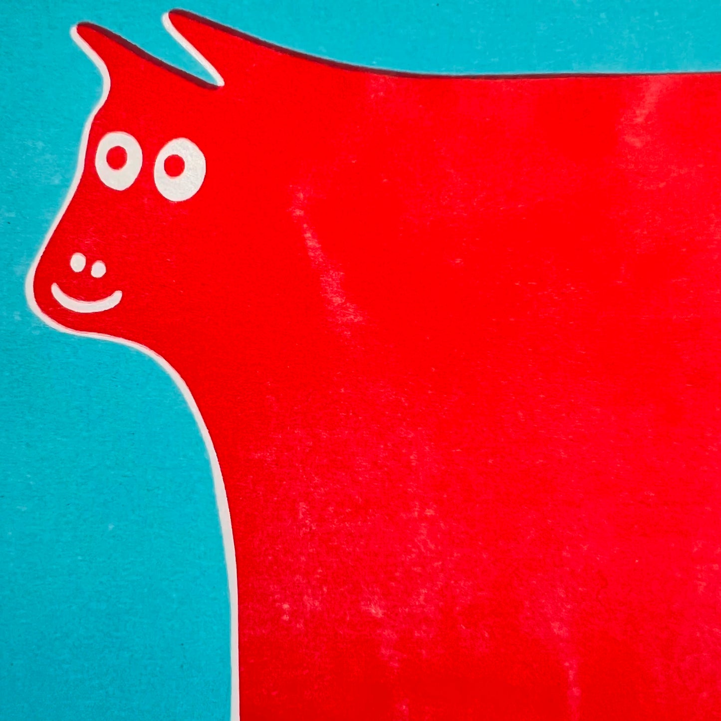 Cow Riso Print
