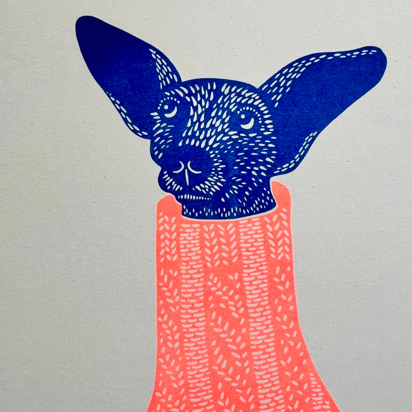 Knit Picker Riso Print