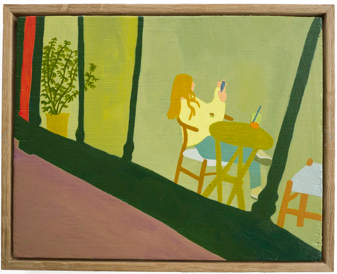 Girl in a Cafe, Brighton