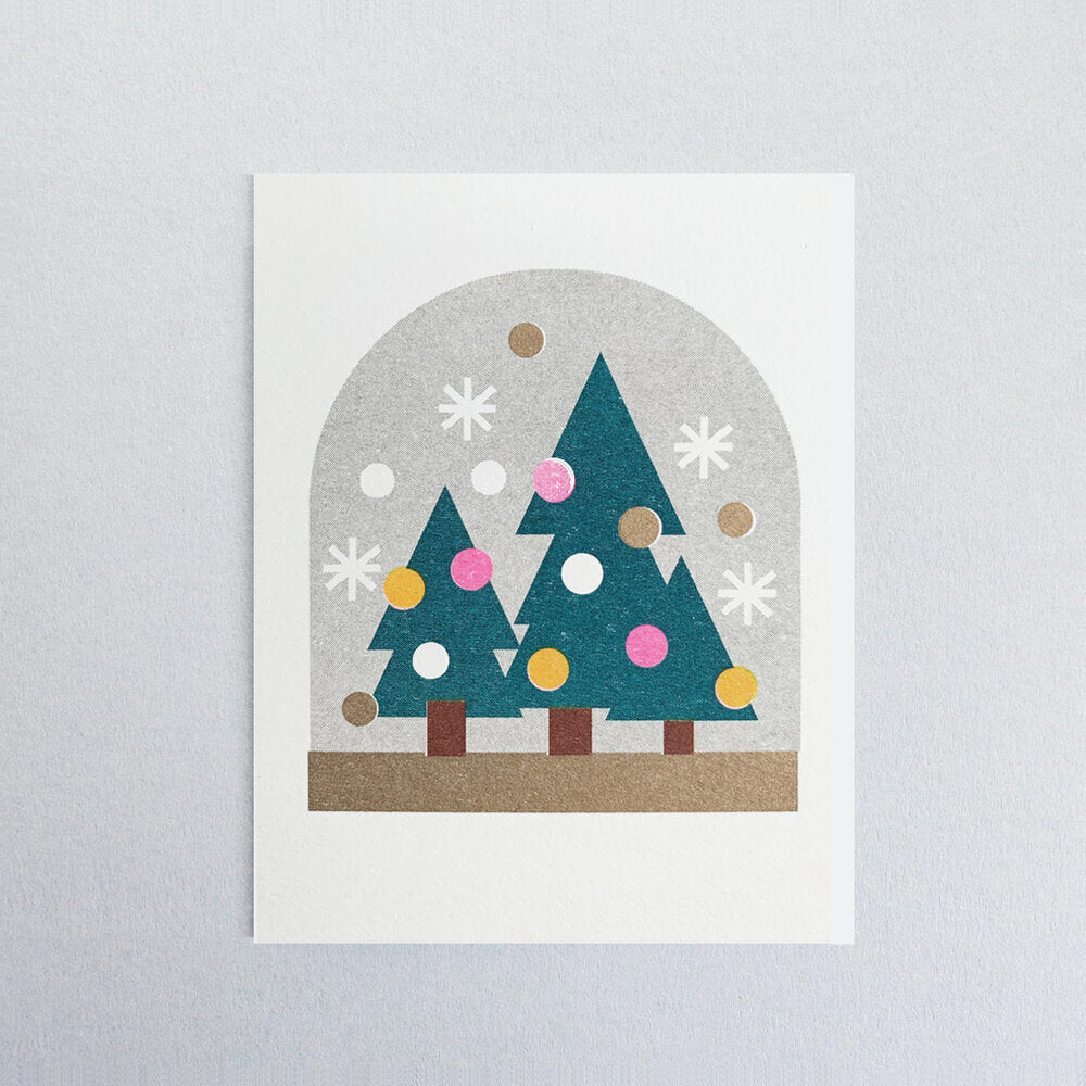 Snow Globe Mini Card