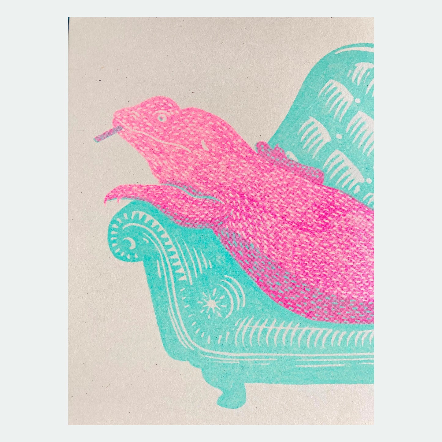 Lounge Lizard Riso Print