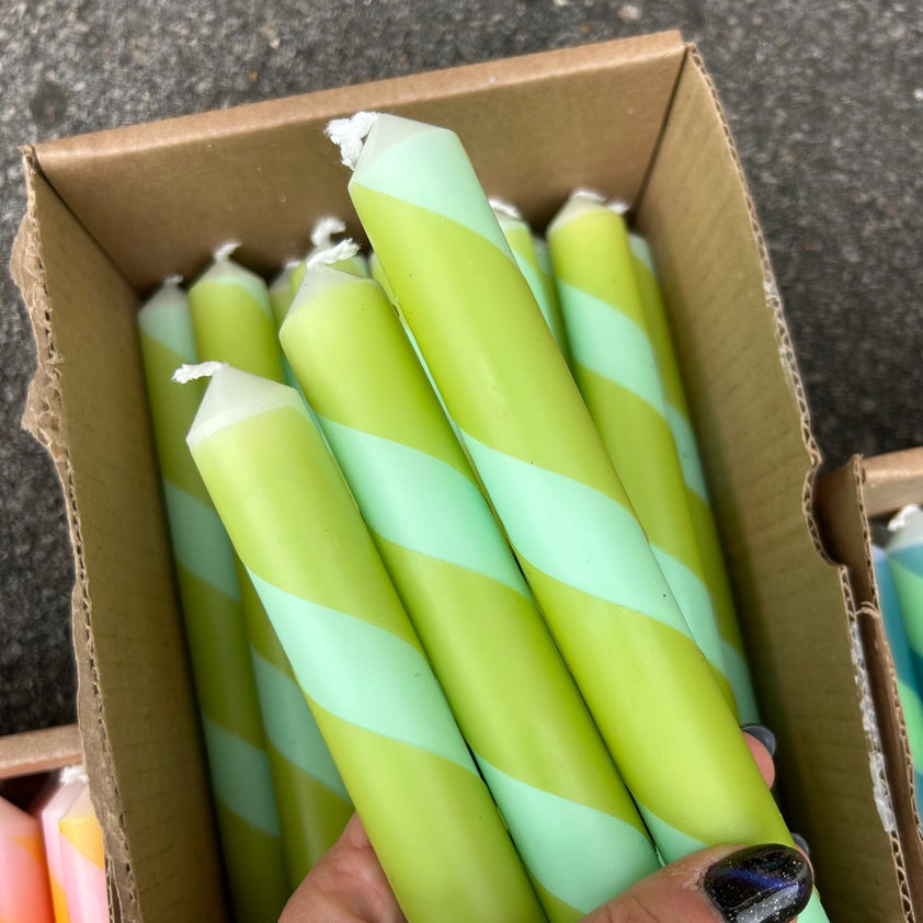 Twist Stripe Candle