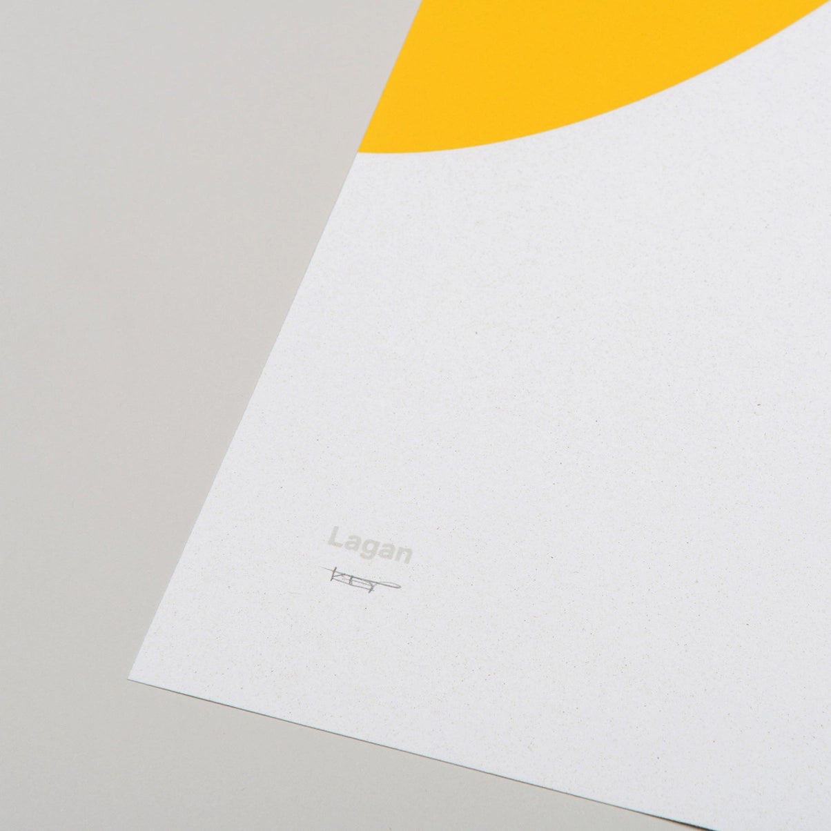 Lagan, Minimal Geometric Art Print