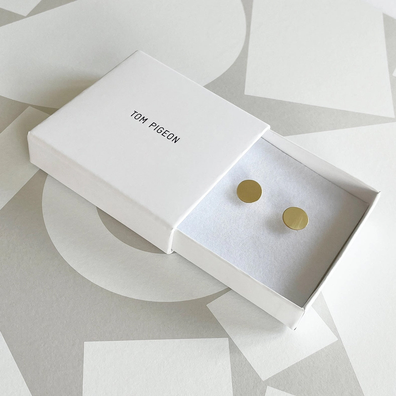 Stack Mini Disc Earrings