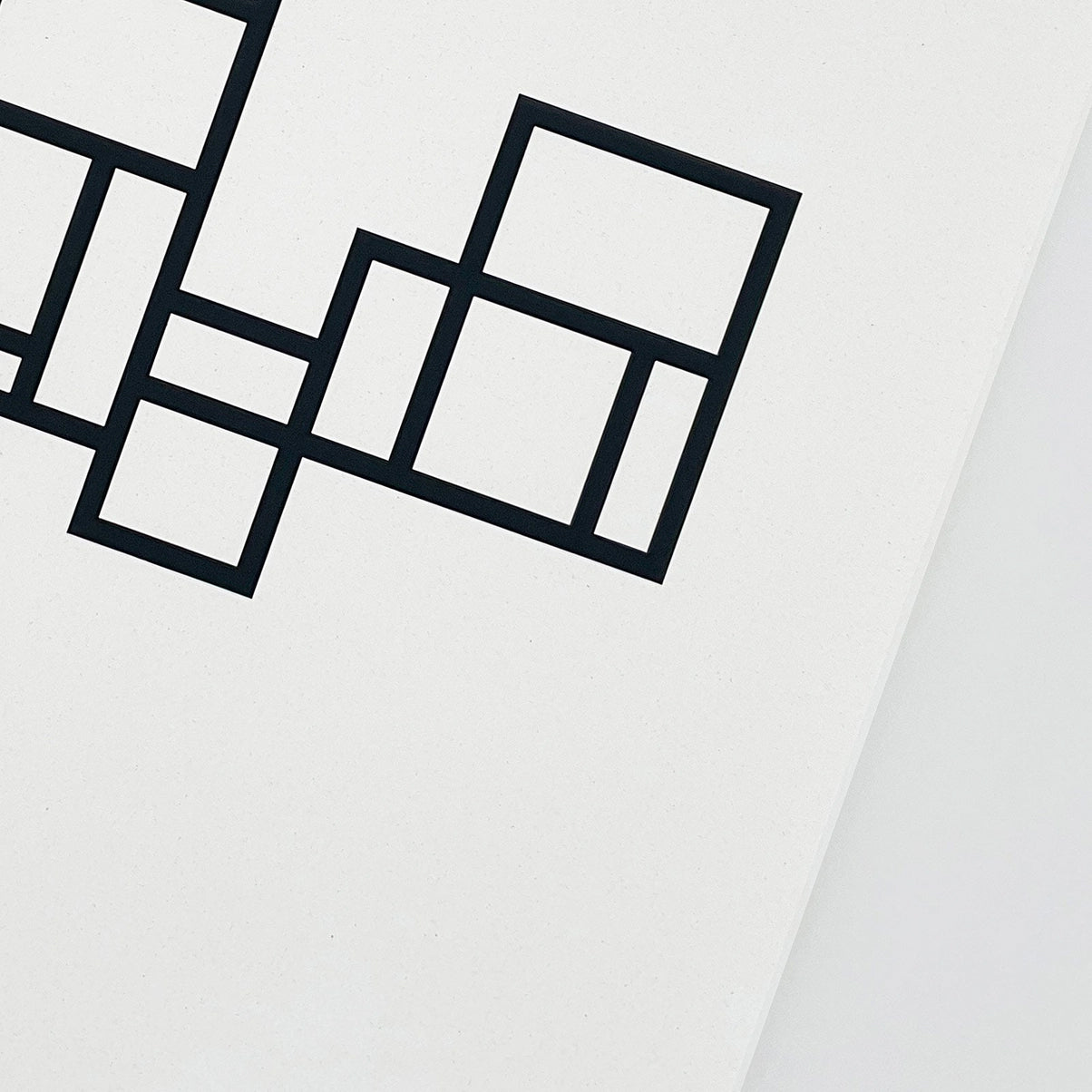 Modernist 1, Minimal Monochrome Art Print