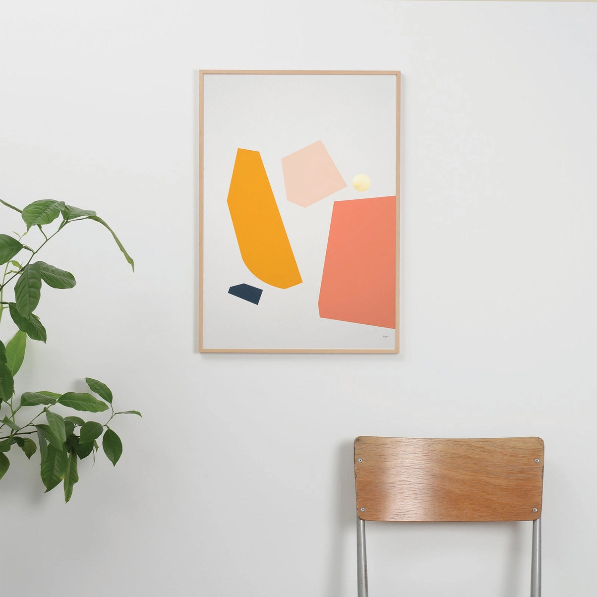 Sintra 1, Abstract Foiled Art Print