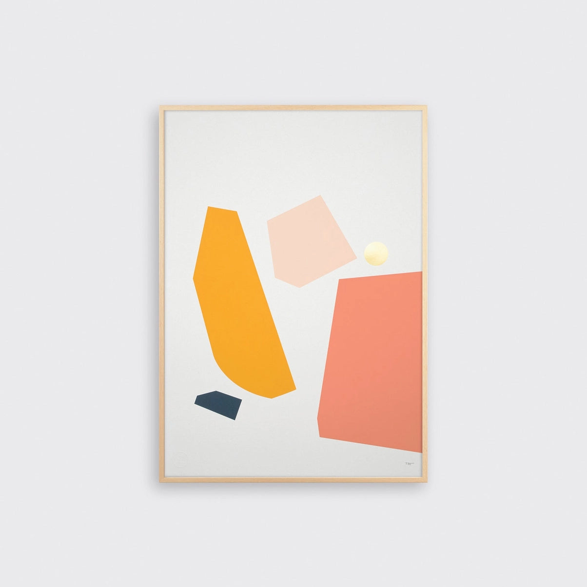 Sintra 1, Abstract Foiled Art Print