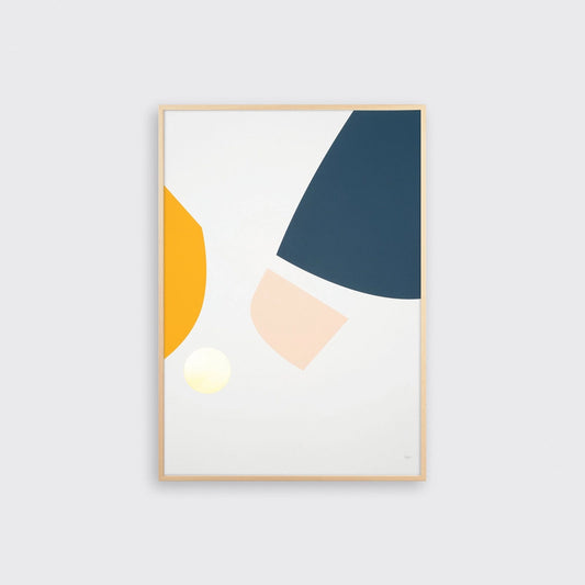 Sintra 3, Abstract Foiled Art Print
