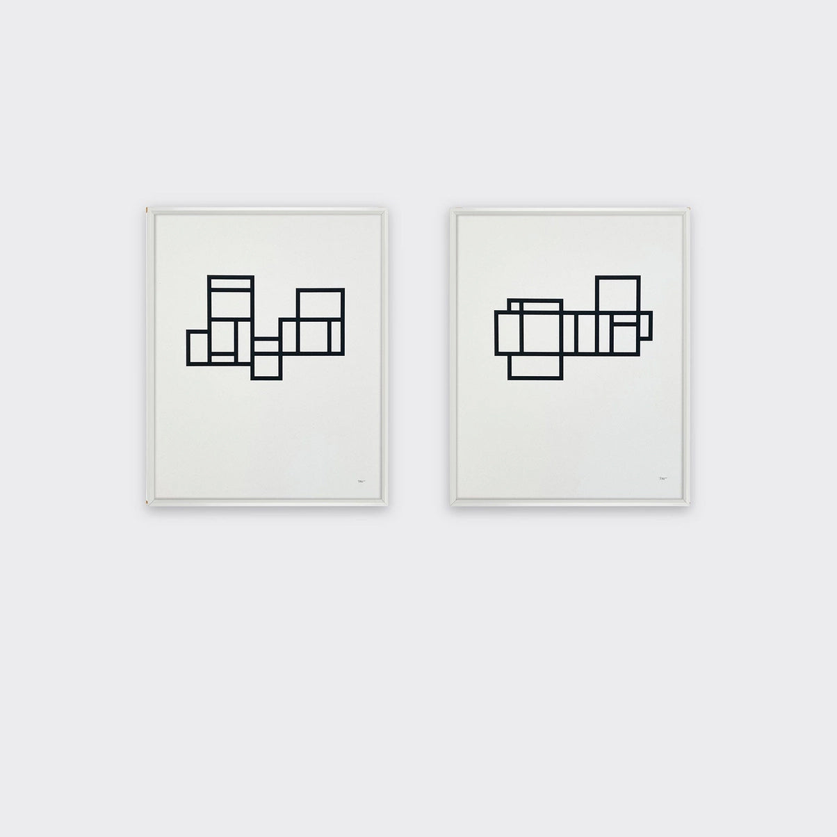 Modernist 1, Minimal Monochrome Art Print