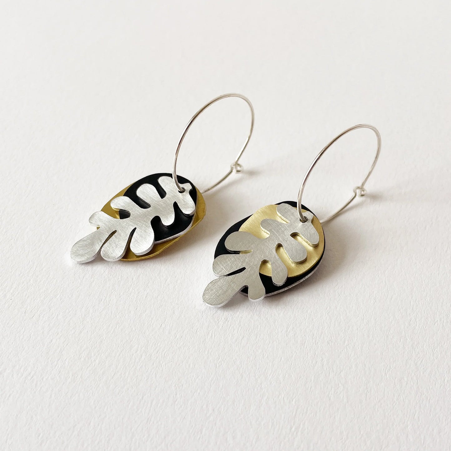 Fern Earrings in Black