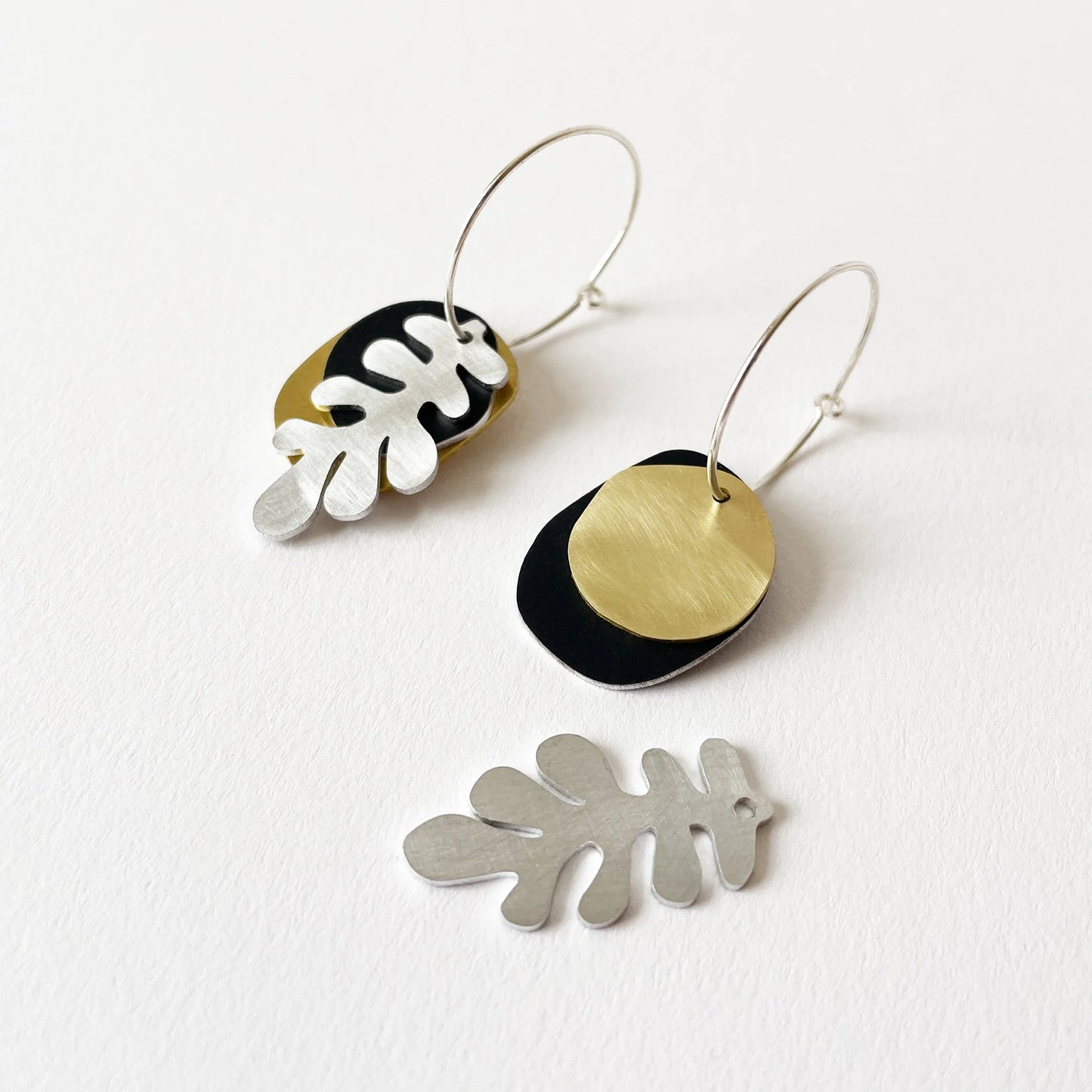 Fern Earrings in Black