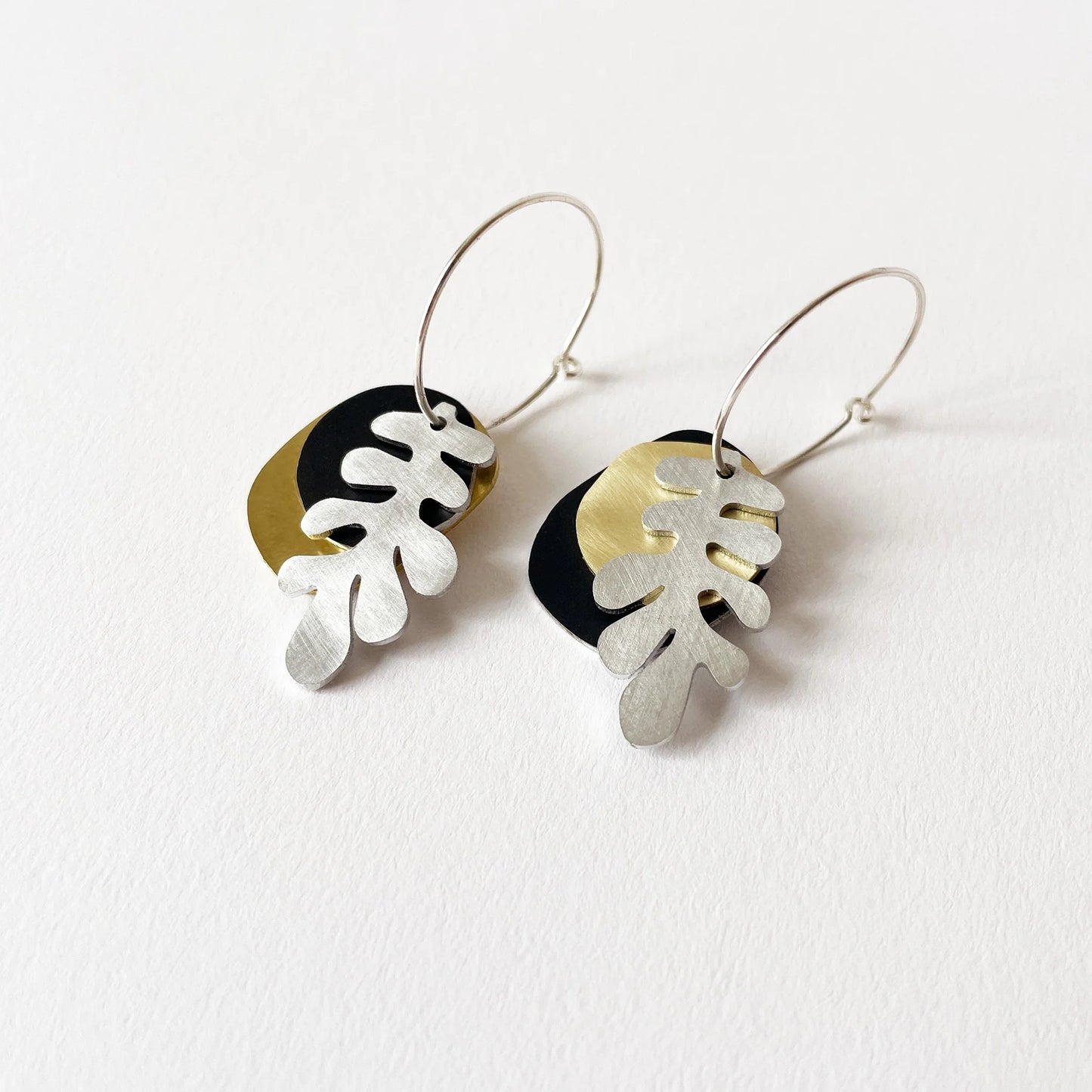 Fern Earrings in Black