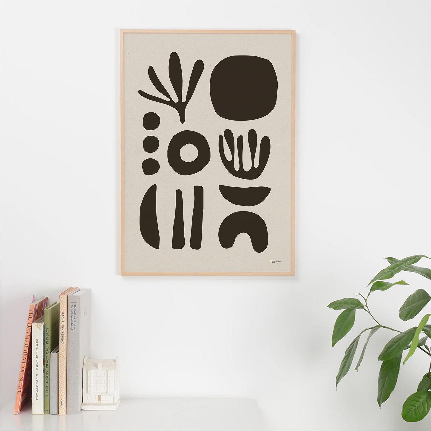 Wrack Print Black