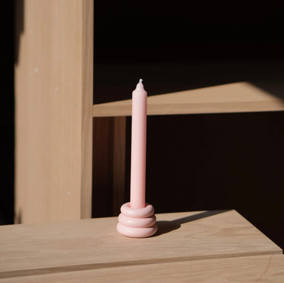 Triple O Candleholder - Tangerine