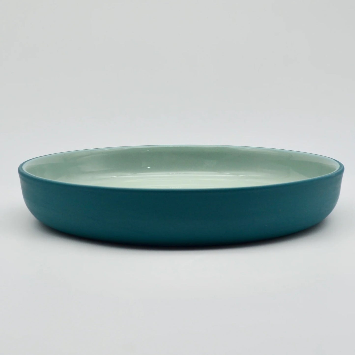 Serving Plate in Emerald Green