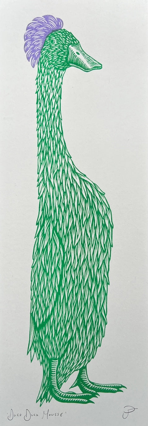 Duck Duck Mousse Riso Print