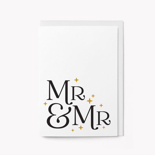 Mr & Mr Wedding Card