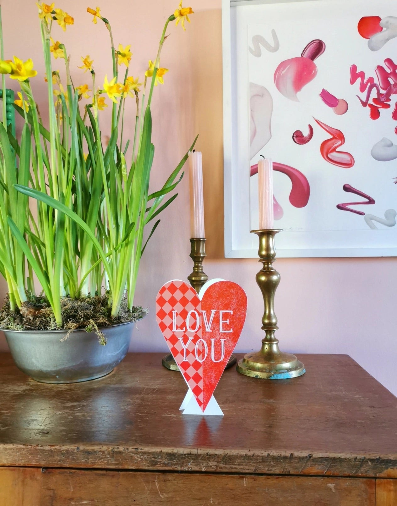 Love You Heart Card